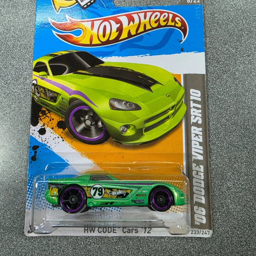 Hot Wheels 2012 Lot 3 Viper SRT10 Hypertruck Troy Soldier Green Red Gold NEW